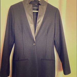 Black All Saints women’s ‘Leni' wool coat.